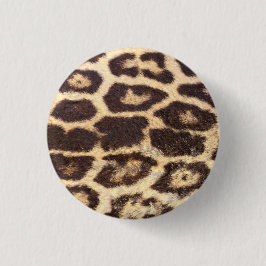 Leopard Fur Spots Button