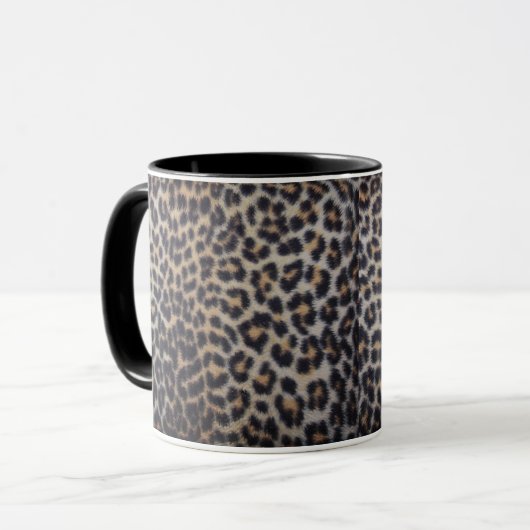 Leopard Fur Tasse (Vorderseite Links)