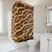 Leopard fur textures. Animal print Duschvorhang (Beispiel)
