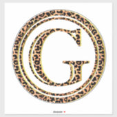 Leopard G Aufkleber (Blatt)