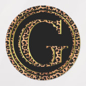 Leopard G Etiketten (Design 1)