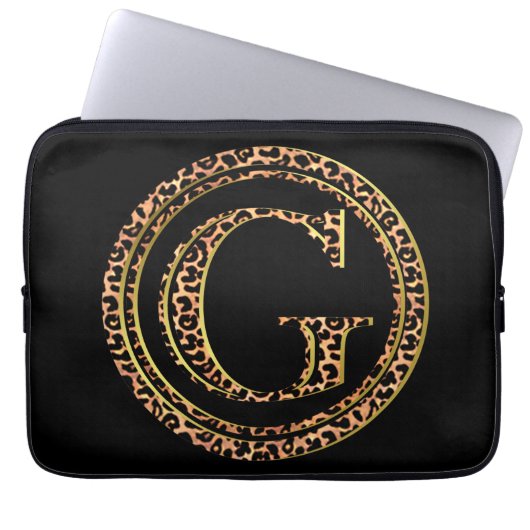 Leopard G Laptopschutzhülle (Vorderseite)