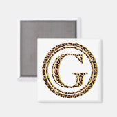 Leopard G Magnet (Vorderseite/Rückseite)
