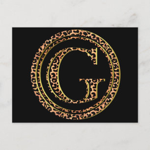 Leopard G Postkarte