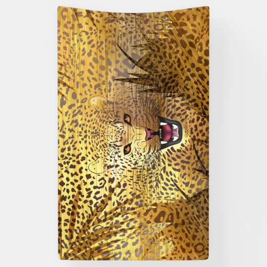 Leopard-Gebiet 1 Banner (Vertikal)
