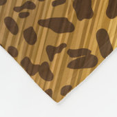 Leopard-Gebiet 1 Fleecedecke (Ecke)