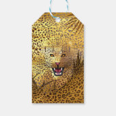 Leopard-Gebiet 1 Geschenkanhänger (Rückseite)