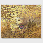 Leopard-Gebiet 1 Geschenkpapier (Flach)