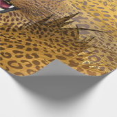 Leopard-Gebiet 1 Geschenkpapier (Ecke)