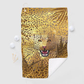 Leopard-Gebiet 1 Golfhandtuch (Insitu)