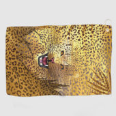 Leopard-Gebiet 1 Golfhandtuch (Horizontal)