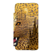 Leopard-Gebiet 1 Incipio iPhone Geldbeutel-Hülle (Folio Vorderseite)