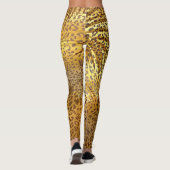 Leopard-Gebiet 1 Leggings (Rückseite)