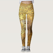 Leopard-Gebiet 1 Leggings (Vorderseite)