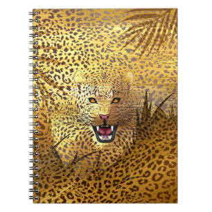 Leopard-Gebiet 1 Notizblock