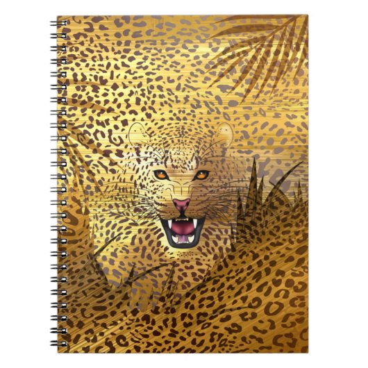 Leopard-Gebiet 1 Notizblock (Vorderseite)