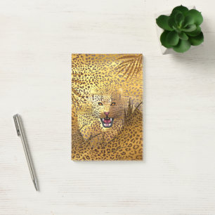 Leopard-Gebiet 1 Post-it Klebezettel