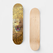 Leopard-Gebiet 1 Skateboard (Vorderseite)