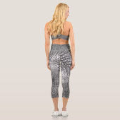 Leopard-Gebiet 2 Capri Leggings (Rückseite)