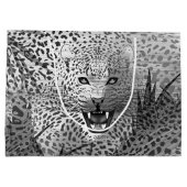 Leopard-Gebiet 2 Große Geschenktüte (Rückseite)