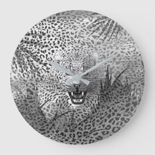 Leopard-Gebiet 2 Große Wanduhr