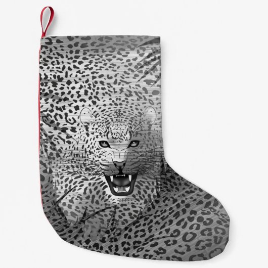 Leopard-Gebiet 2 Kleiner Weihnachtsstrumpf (Vorderseite)