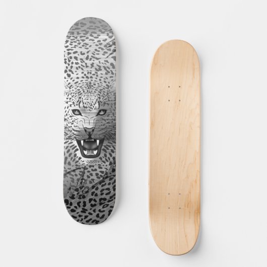 Leopard-Gebiet 2 Skateboard (Vorderseite)