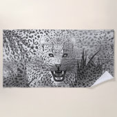 Leopard-Gebiet 2 Strandtuch (Vorderseite)