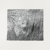 Leopard-Gebiet 2 Wandteppich (Vorderseite (Horizontal))