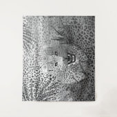 Leopard-Gebiet 2 Wandteppich (Vorderseite)