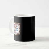 Leopard gebleicht Calm Your Mitts Shirt  Kaffeetasse (Vorderseite Links)