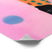 Leopard geboren, ein wildes Kinderzimmer-Poster zu Poster (Ecke)