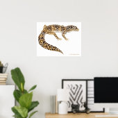 Leopard Gecko Art Print Poster (Heimbüro)