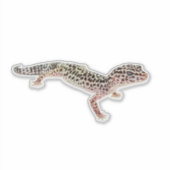 Leopard Gecko Aufkleber (Vorderseite)