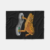 Leopard Gecko Barteter Drache gibt Kindern Coole G Fleecedecke (Vorderseite (Horizontal))