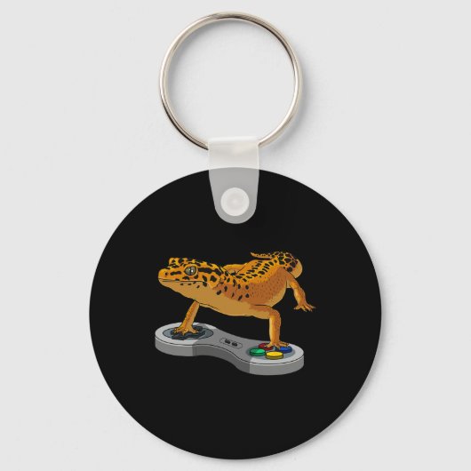 Leopard Gecko Barteter Drache gibt Kindern Coole G Schlüsselanhänger (Vorderseite)