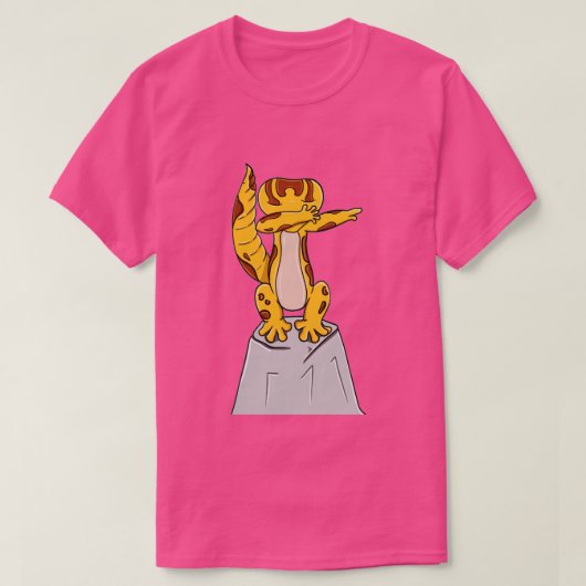 Leopard Gecko Dabbing T-Shirt (Design vorne)