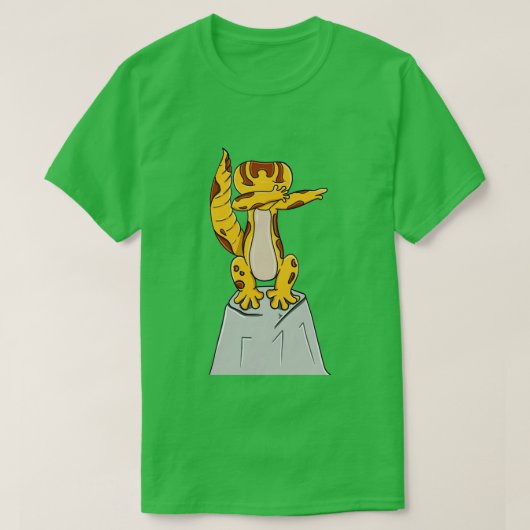Leopard Gecko Dabbing T-Shirt (Design vorne)