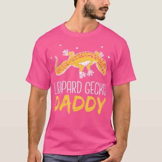 Leopard Gecko Daddy Lizards Reptile Lizard Leopard T-Shirt (Vorderseite)