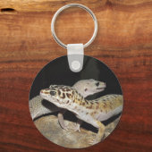 Leopard Gecko Design für alle Gecko Liebhaber! Schlüsselanhänger (Vorderseite)