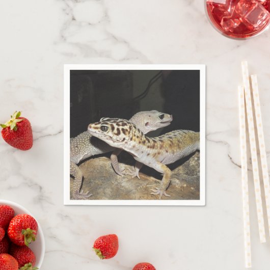 Leopard Gecko Design für alle! Serviette (Beispiel)