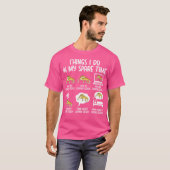 Leopard Gecko Dinge, die ich in meiner Freizeit Le T-Shirt (Vorne ganz)