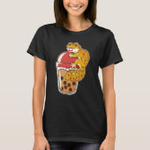 Leopard Gecko Drinking Boba Bubble Tee (Vorderseite)