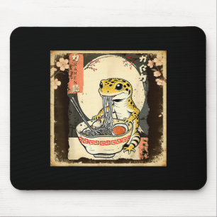 Leopard Gecko Echse Ramen Crested Gecko Japanisch Mousepad