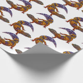 Leopard Gecko, Eublepharis Macularius Geschenkpapier (Ecke)