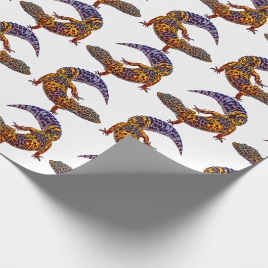 Leopard Gecko, Eublepharis Macularius Geschenkpapier (Ecke)