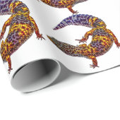 Leopard Gecko, Eublepharis Macularius Geschenkpapier (Rolleneckpunkt)