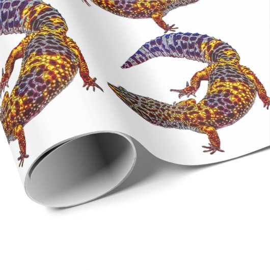 Leopard Gecko, Eublepharis Macularius Geschenkpapier (Rolleneckpunkt)