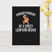 Leopard Gecko Geschenke | Lizard Leopard Gecko Lov Karte (Gelbe Blume)
