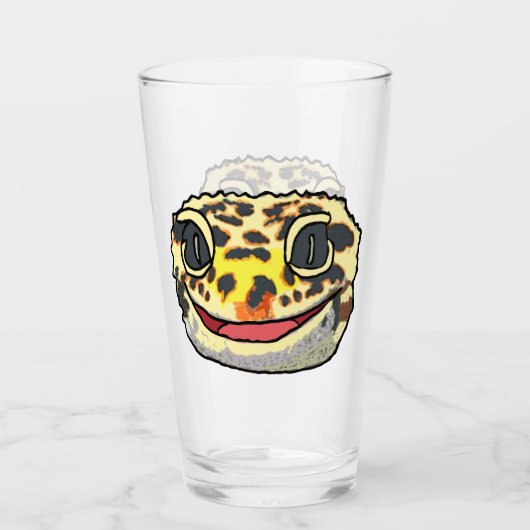 Leopard Gecko Glas (Vorderseite)